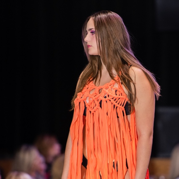 High End Handmade Cover Up Dress Coral - Picture 16 of 16